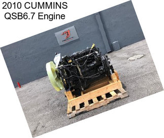 2010 CUMMINS QSB6.7 Engine