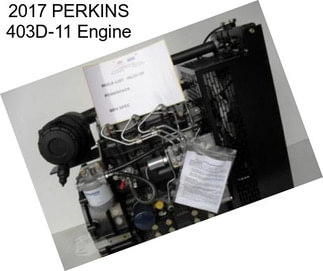 2017 PERKINS 403D-11 Engine