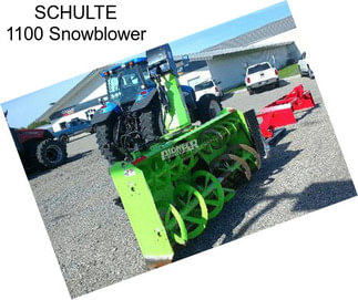 SCHULTE 1100 Snowblower