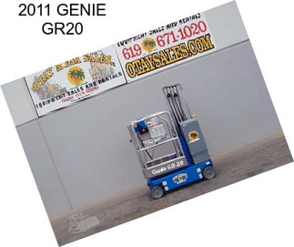 2011 GENIE GR20