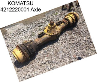 KOMATSU 4212220001 Axle