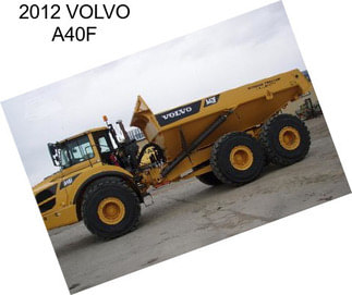 2012 VOLVO A40F