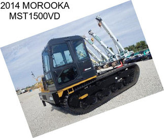 2014 MOROOKA MST1500VD