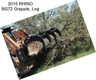 2015 RHINO BG72 Grapple, Log
