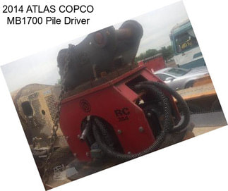 2014 ATLAS COPCO MB1700 Pile Driver