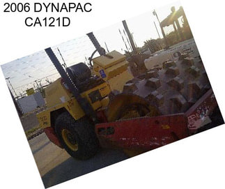 2006 DYNAPAC CA121D
