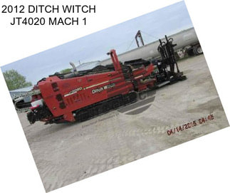 2012 DITCH WITCH JT4020 MACH 1
