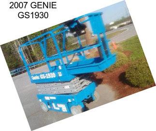 2007 GENIE GS1930