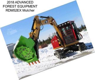 2018 ADVANCED FOREST EQUIPMENT RDM52EX Mulcher