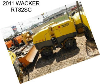 2011 WACKER RT82SC