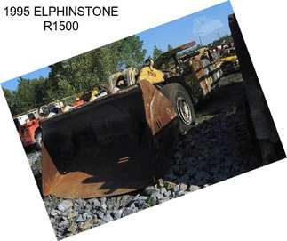 1995 ELPHINSTONE R1500