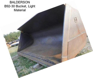 BALDERSON B92-30 Bucket, Light Material