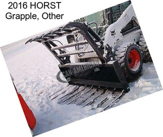 2016 HORST Grapple, Other