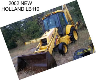 2002 NEW HOLLAND LB110