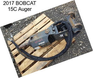 2017 BOBCAT 15C Auger