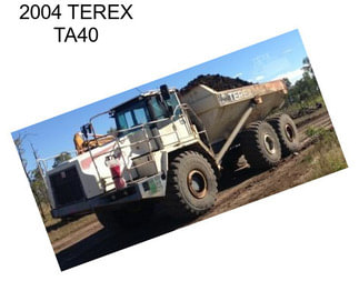 2004 TEREX TA40