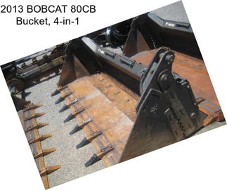 2013 BOBCAT 80CB Bucket, 4-in-1