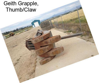 Geith Grapple, Thumb/Claw