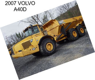 2007 VOLVO A40D