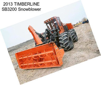 2013 TIMBERLINE SB3200 Snowblower