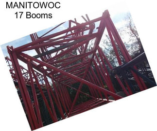 MANITOWOC 17 Booms