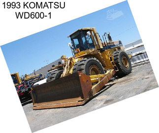 1993 KOMATSU WD600-1