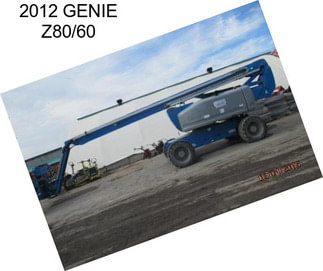 2012 GENIE Z80/60