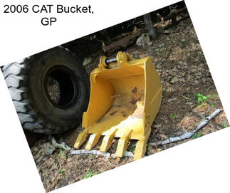 2006 CAT Bucket, GP