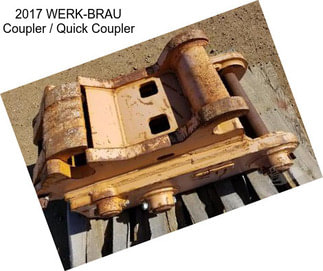 2017 WERK-BRAU Coupler / Quick Coupler