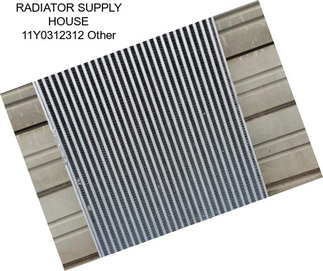 RADIATOR SUPPLY HOUSE 11Y0312312 Other