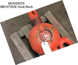MCKISSICK MB10T200E Hook Block