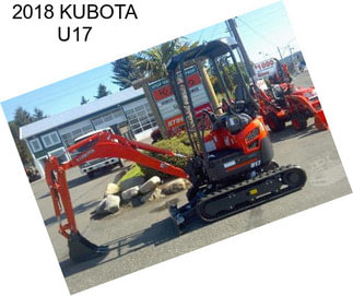 2018 KUBOTA U17