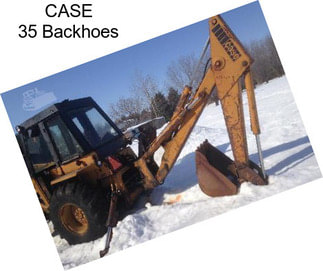 CASE 35 Backhoes