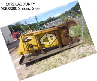 2012 LABOUNTY MSD2000 Shears, Steel