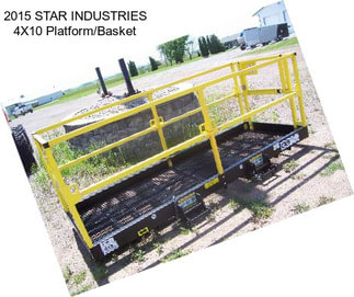 2015 STAR INDUSTRIES 4X10 Platform/Basket