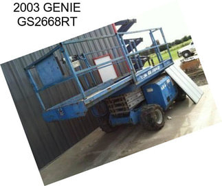 2003 GENIE GS2668RT
