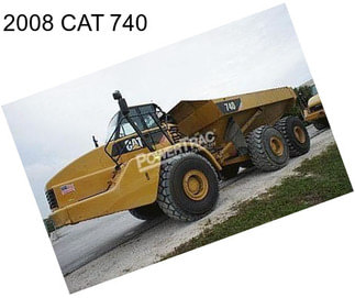 2008 CAT 740