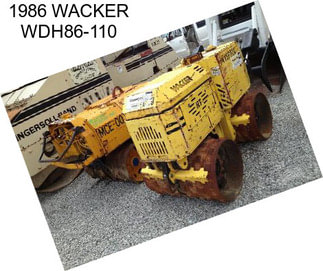 1986 WACKER WDH86-110