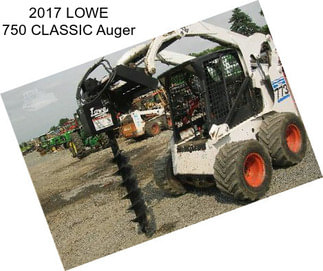 2017 LOWE 750 CLASSIC Auger