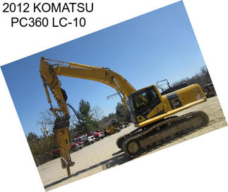 2012 KOMATSU PC360 LC-10