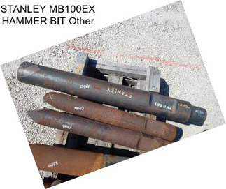 STANLEY MB100EX HAMMER BIT Other