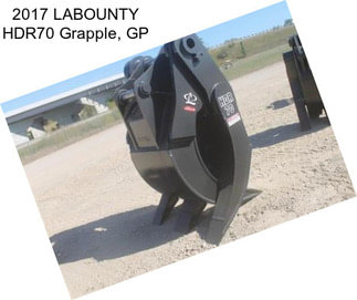 2017 LABOUNTY HDR70 Grapple, GP