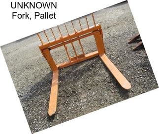 UNKNOWN Fork, Pallet