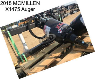 2018 MCMILLEN X1475 Auger