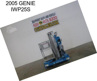 2005 GENIE IWP25S