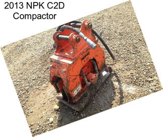 2013 NPK C2D Compactor