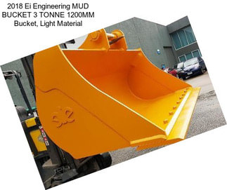 2018 Ei Engineering MUD BUCKET 3 TONNE 1200MM Bucket, Light Material