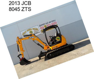 2013 JCB 8045 ZTS