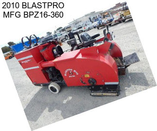 2010 BLASTPRO MFG BPZ16-360