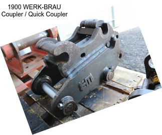 1900 WERK-BRAU Coupler / Quick Coupler